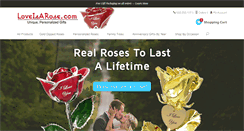 Desktop Screenshot of loveisarose.com